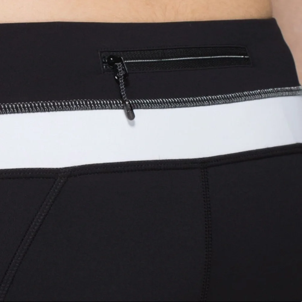 Lululemon Run Inspire Crop II Reflective legging Size 4